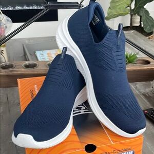 Skechers Men's Navy Slip-On Shoes